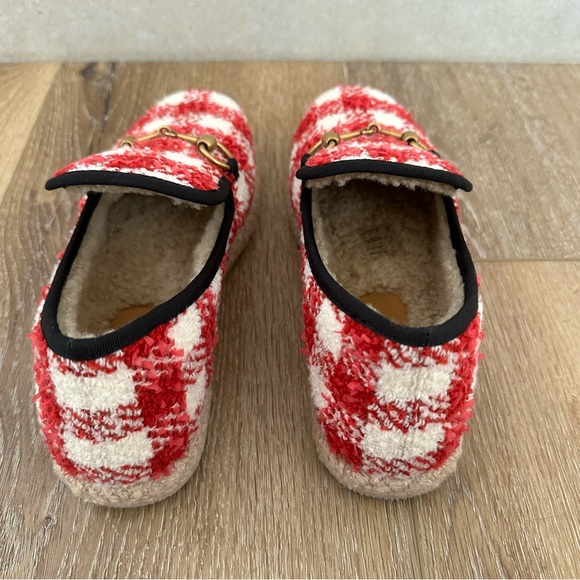 Gucci Vichy tweed horsebit wool loafer - Picture 5 of 9